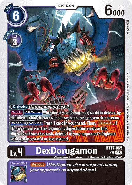 DexDorugamon [BT17-065] [Secret Crisis] | Devastation Store
