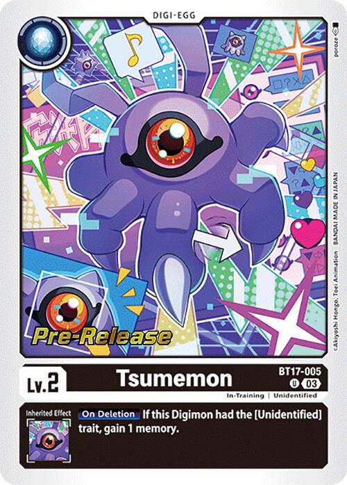 Tsumemon [BT17-005] [Secret Crisis Pre-Release Cards] | Devastation Store