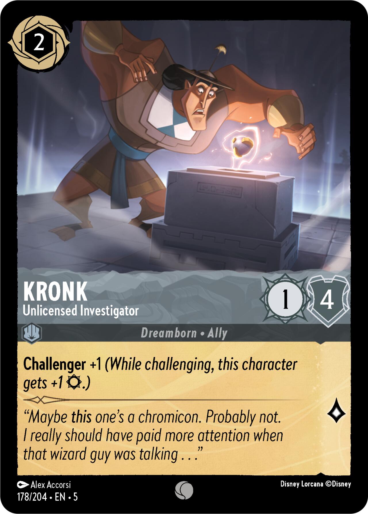 Kronk - Unlicensed Investigator (178/204) [Shimmering Skies] | Devastation Store