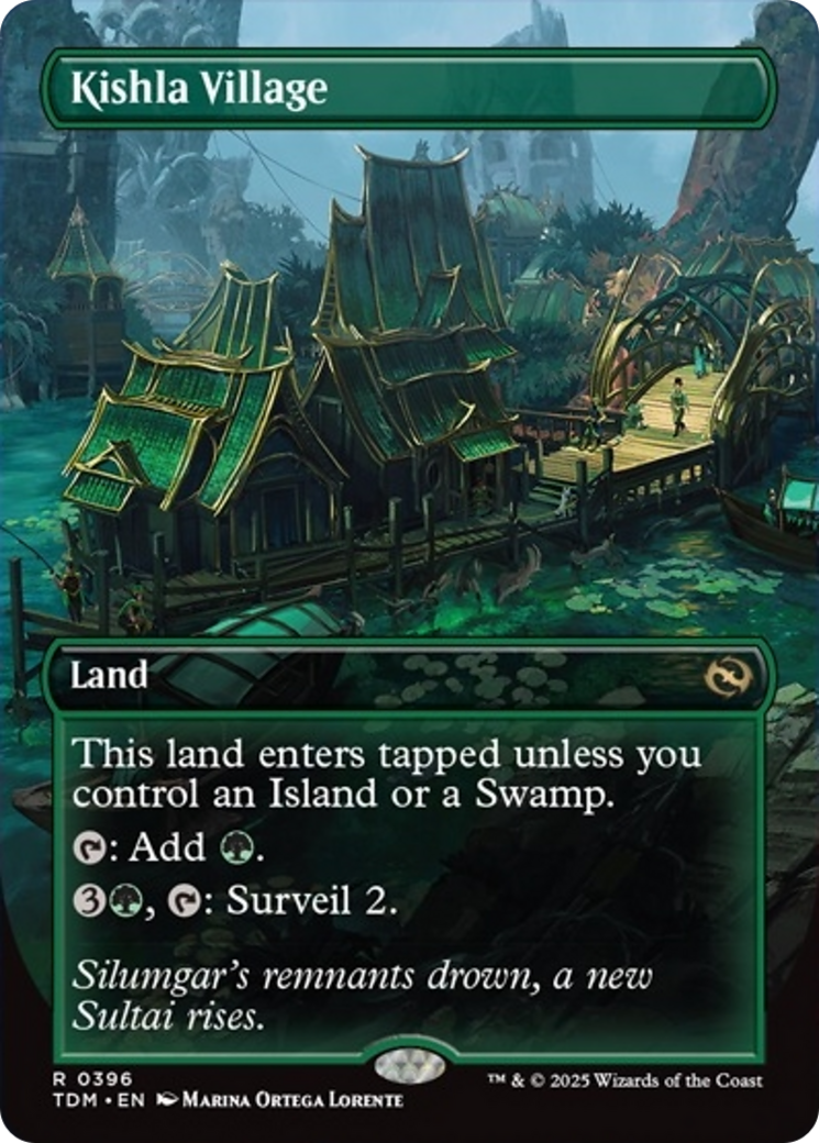Kishla Village (Borderless) [Tarkir: Dragonstorm] | Devastation Store