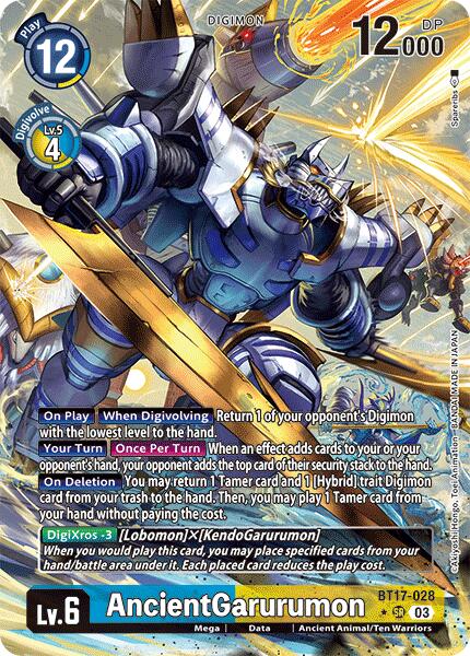 AncientGarurumon [BT17-028] (Alternate Art) [Secret Crisis] | Devastation Store