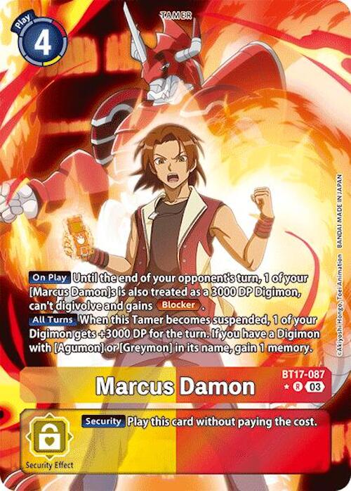 Marcus Damon [BT17-087] (Alternate Art) [Secret Crisis] | Devastation Store