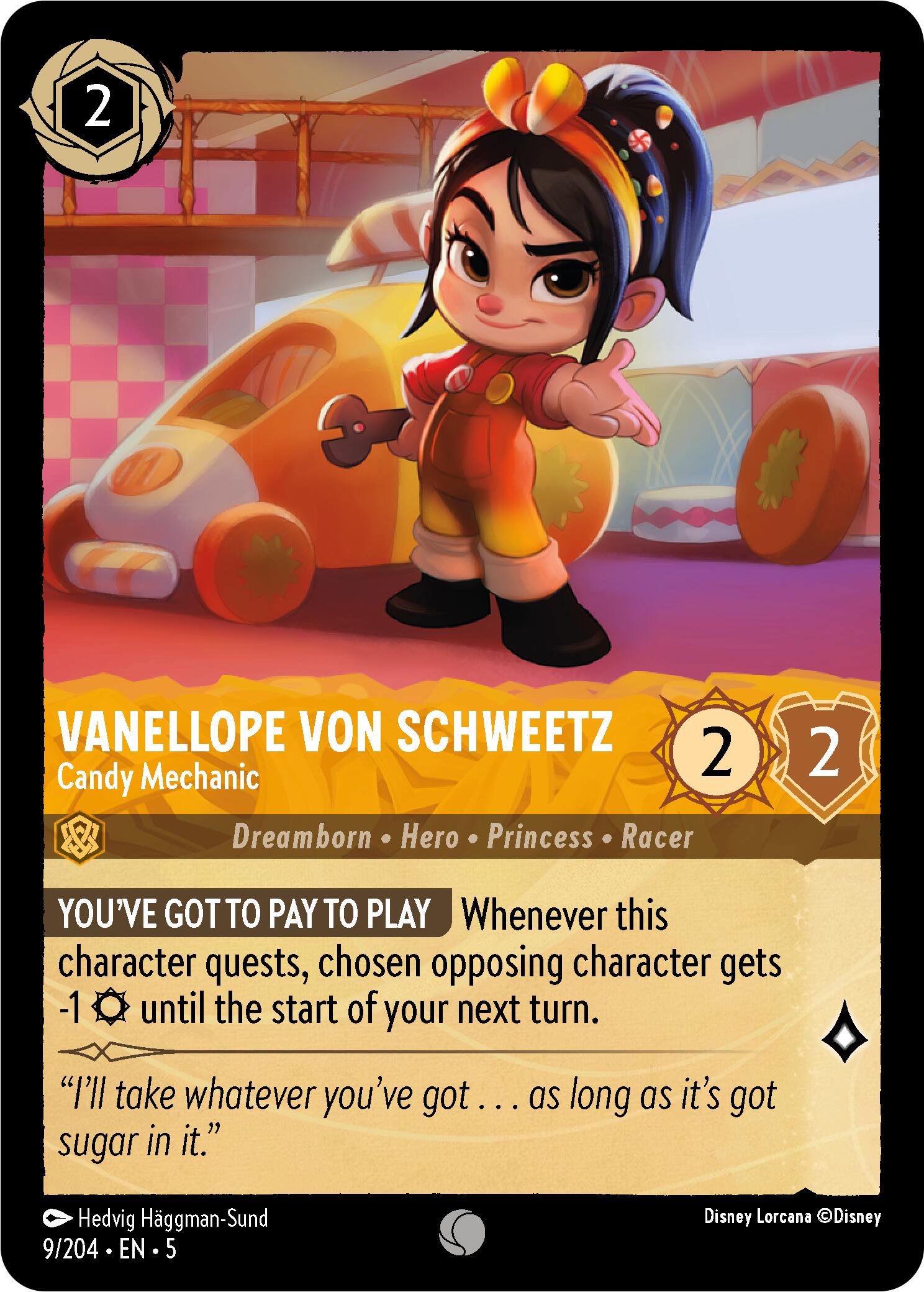 Vanellope von Schweetz - Candy Mechanic (9/204) [Shimmering Skies] | Devastation Store