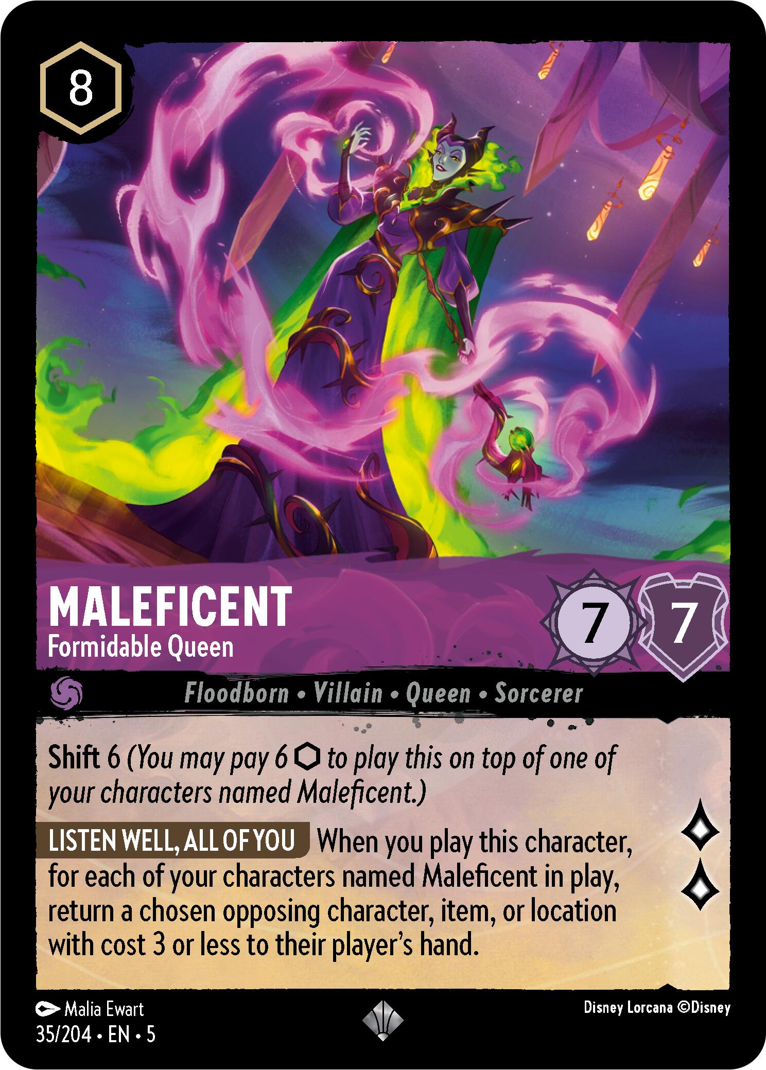 Maleficent - Formidable Queen (35/204) [Shimmering Skies] | Devastation Store