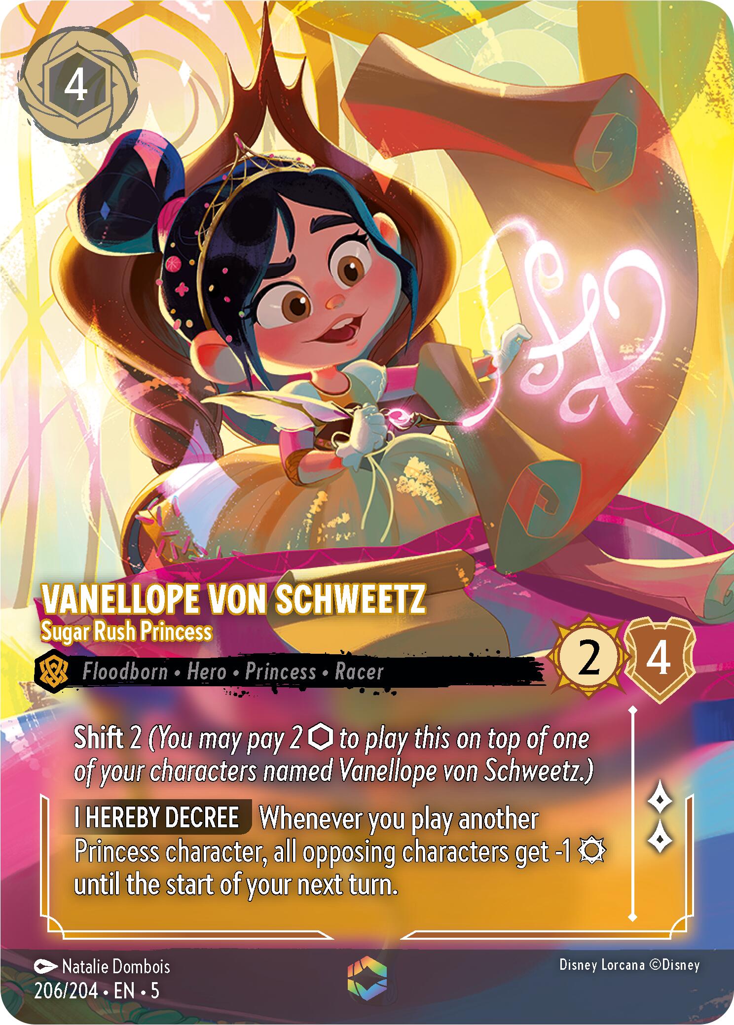 Vanellope von Schweetz - Sugar Rush Princess (Enchanted) (206/204) [Shimmering Skies] | Devastation Store