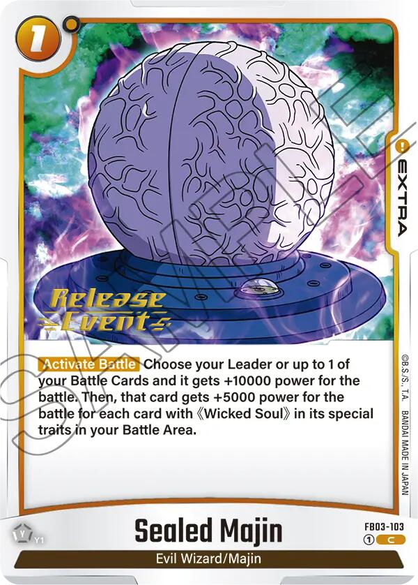 Sealed Majin [Raging Roar Release Event Cards] | Devastation Store