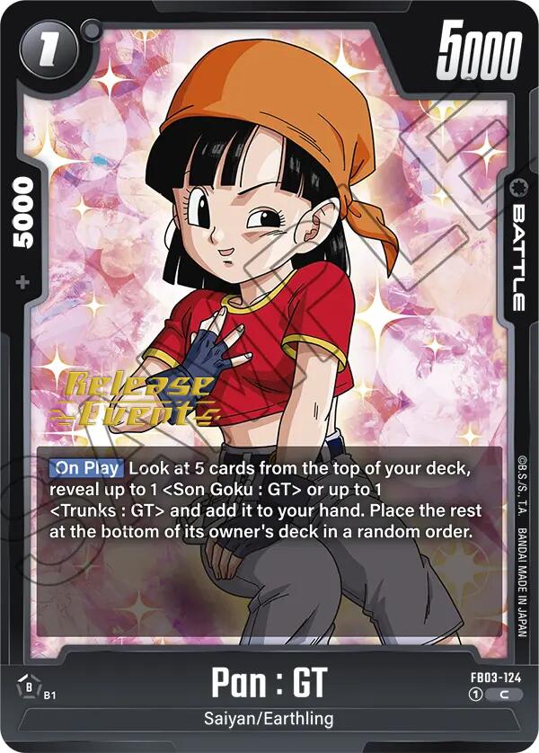 Pan : GT (FB03-124) [Raging Roar Release Event Cards] | Devastation Store