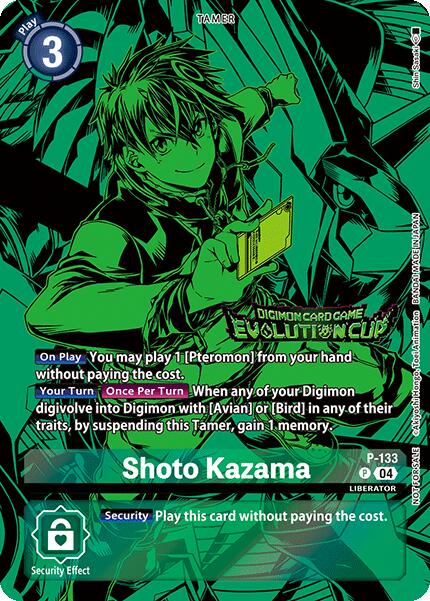 Shoto Kazama [P-133] (2024 Evolution Cup) [Promotional Cards] | Devastation Store