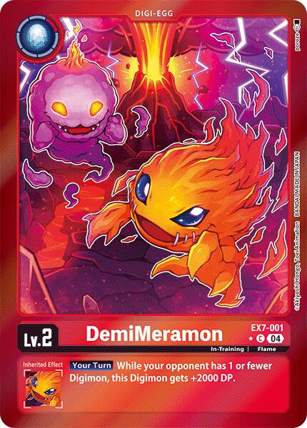 DemiMeramon [EX7-001] (Foil) [Digimon LIBERATOR] | Devastation Store