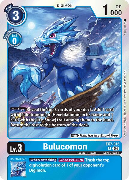 Bulucomon [EX7-016] [Digimon LIBERATOR] | Devastation Store