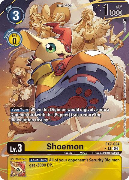 Shoemon [EX7-024] (Alternate Art) [Digimon LIBERATOR] | Devastation Store