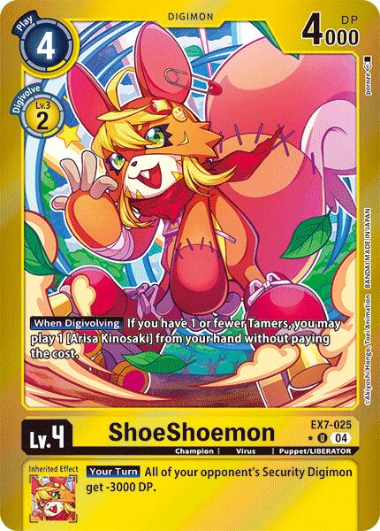 ShoeShoemon [EX7-025] (Foil) [Digimon LIBERATOR] | Devastation Store