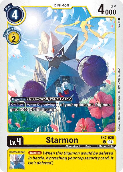 Starmon [EX7-026] [Digimon LIBERATOR] | Devastation Store