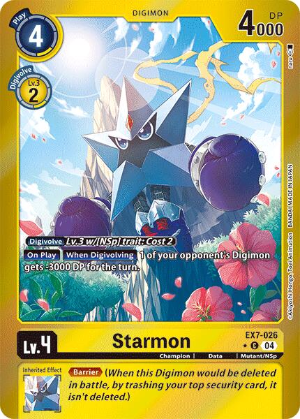 Starmon [EX7-026] (Foil) [Digimon LIBERATOR] | Devastation Store