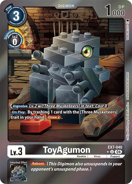 ToyAgumon [EX7-040] - EX7-040 (Foil) [Digimon LIBERATOR] | Devastation Store