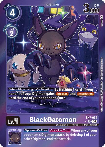 BlackGatomon [EX7-054] (Foil) [Digimon LIBERATOR] | Devastation Store