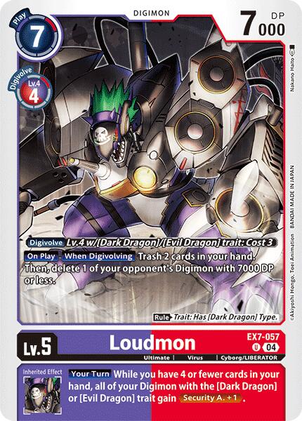 Loudmon [EX7-057] [Digimon LIBERATOR] | Devastation Store