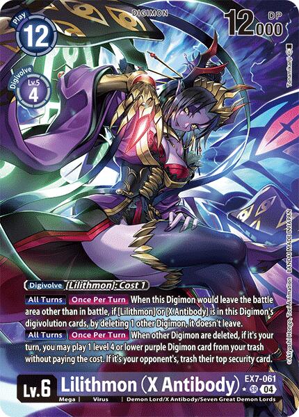 Lilithmon [EX7-061] (X Antibody) (Alternate Art) [Digimon LIBERATOR] | Devastation Store