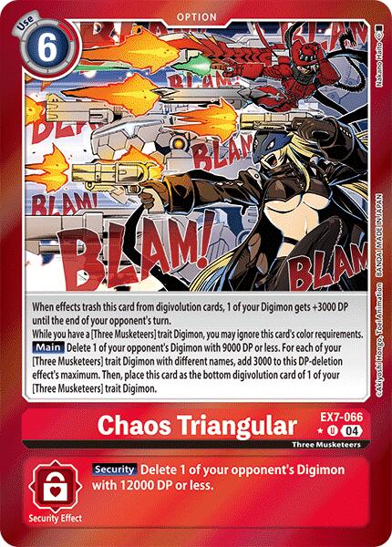 Chaos Triangular [EX7-066] (Foil) [Digimon LIBERATOR] | Devastation Store