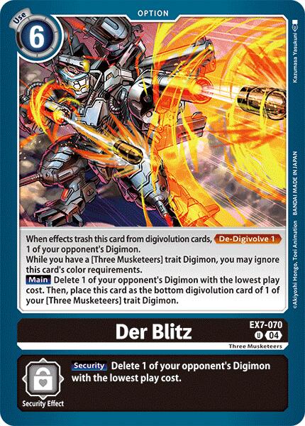 Der Blitz [EX7-070] [Digimon LIBERATOR] | Devastation Store