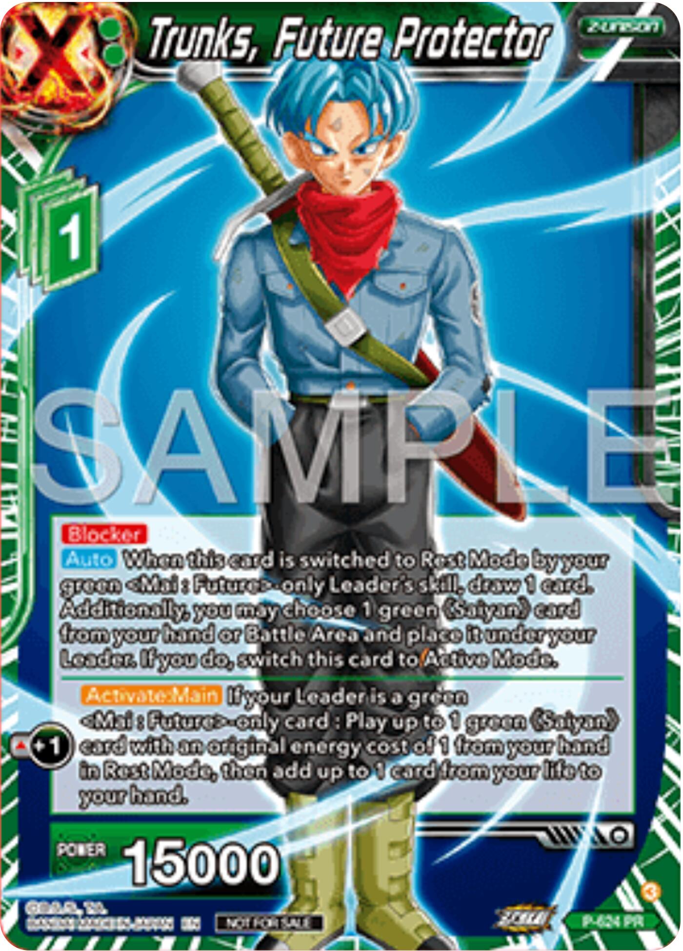 Trunks, Future Protector (P-424) [Promotion Cards] | Devastation Store