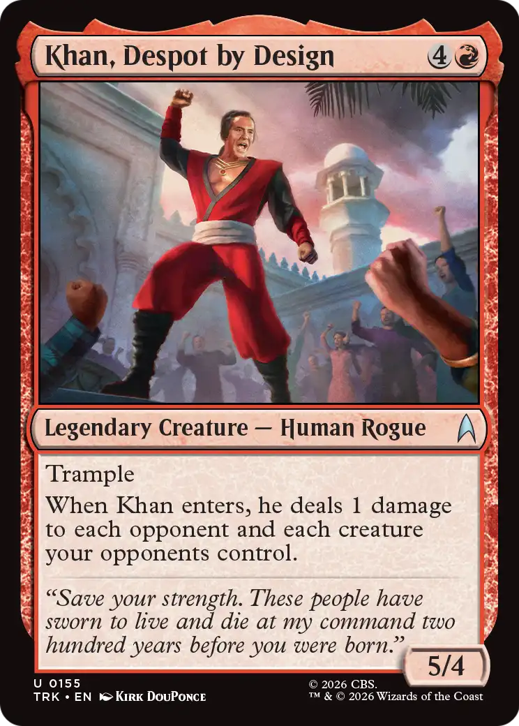 Khan, Despot by Design [Star Trek] | Devastation Store