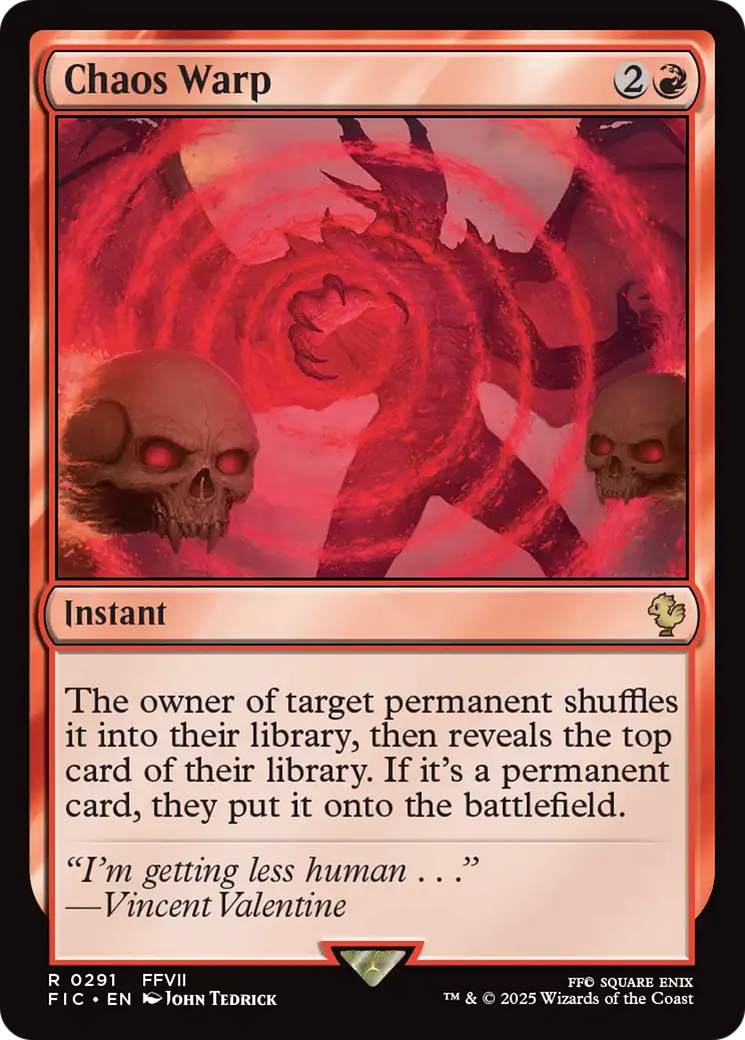 Chaos Warp [FINAL FANTASY Commander] | Devastation Store