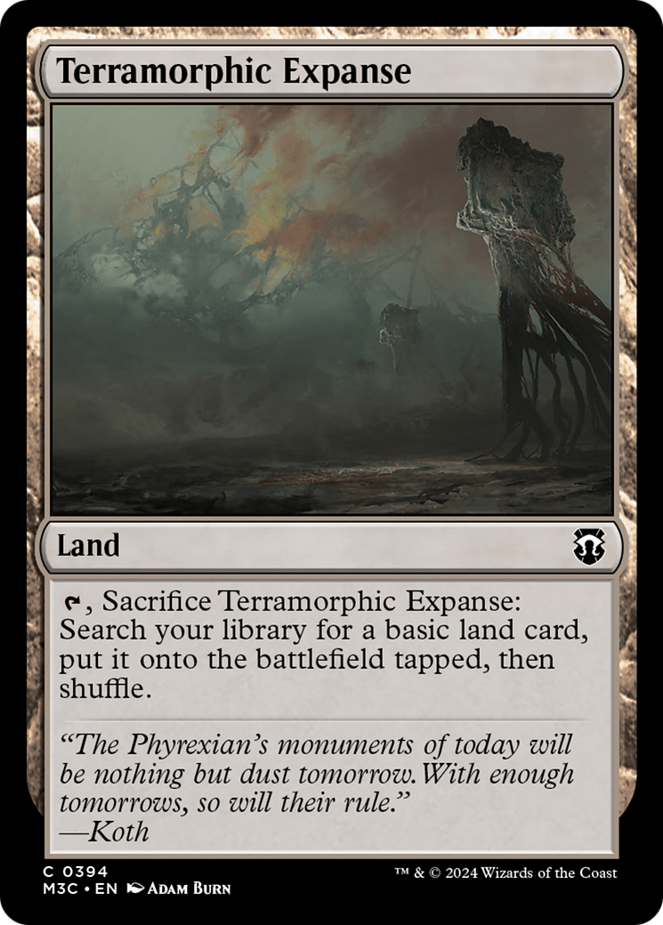 Terramorphic Expanse (Ripple Foil) [Modern Horizons 3 Commander] | Devastation Store