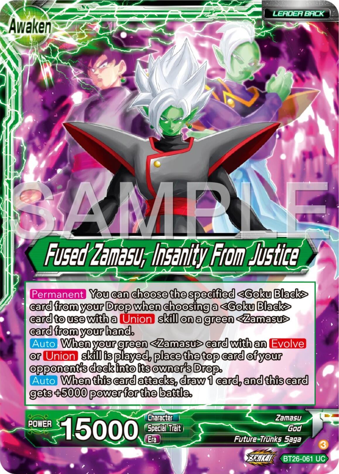 Zamasu // Fused Zamasu, Insanity From Justice (BT26-061) [Ultimate Advent] | Devastation Store