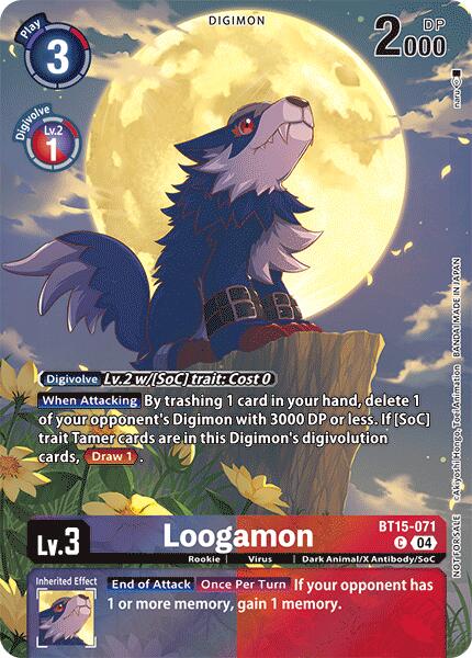 Loogamon [BT14-071] (Legend Pack 2024) [Blast Ace] | Devastation Store