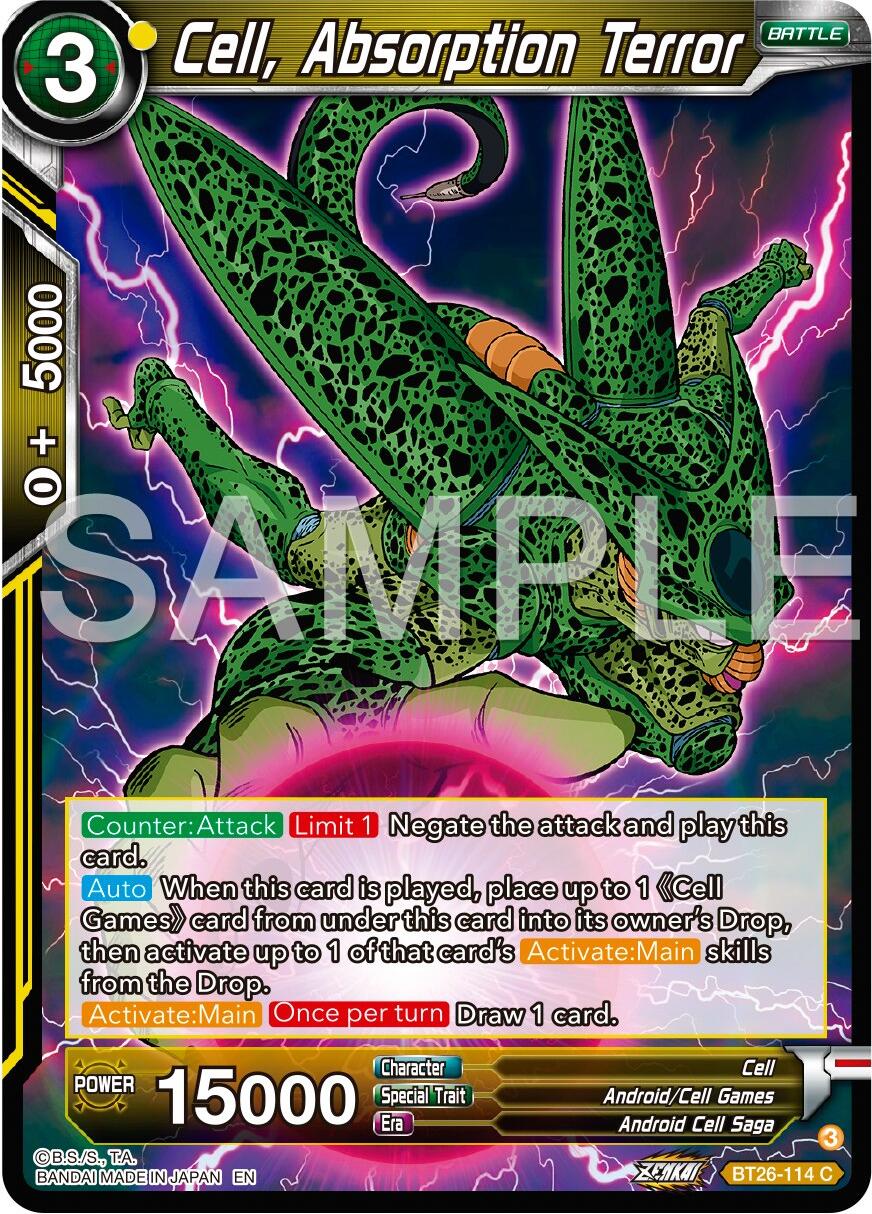 Cell, Absorption Terror (BT26-114) [Ultimate Advent] | Devastation Store