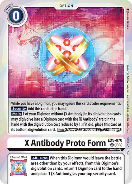 X Antibody Proto Form [EX5-070] (Event Pack 7) [Animal Colosseum] | Devastation Store