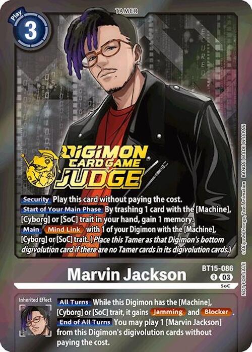 Marvin Jackson [BT15-086] (Judge Pack 6) [Exceed Apocalypse] | Devastation Store