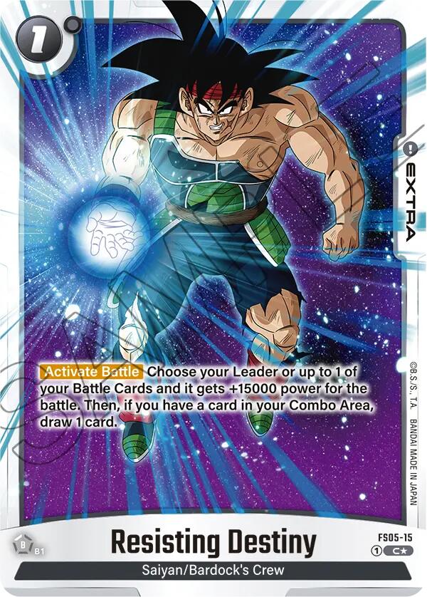 Resisting Destiny (Bonus Pack Alternate Art) [Starter Deck: Bardock] | Devastation Store