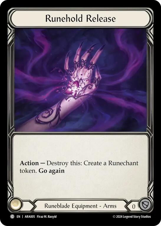 Runehold Release [ARA005] (Rosetta Aurora Blitz Deck) | Devastation Store
