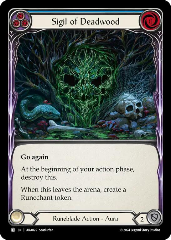 Sigil of Deadwood [ARA025] (Rosetta Aurora Blitz Deck) | Devastation Store