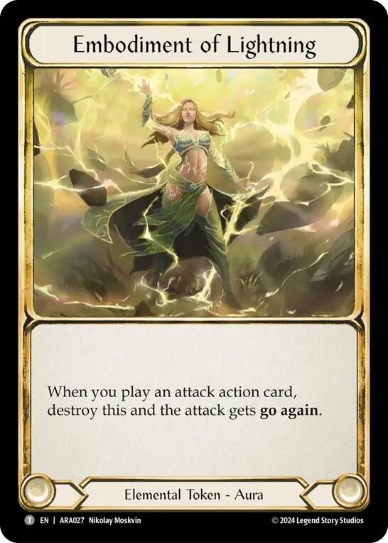 Embodiment of Lightning [ARA027] (Rosetta Aurora Blitz Deck) | Devastation Store
