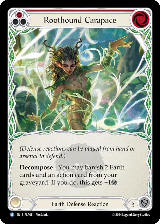 Rootbound Carapace (Red) [FLR011] (Rosetta Florian Blitz Deck) | Devastation Store