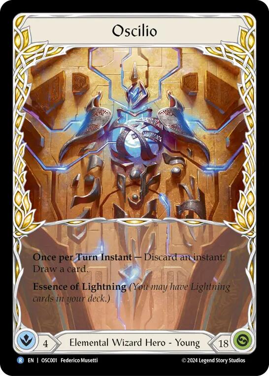 Oscilio [OSC001] (Rosetta Oscilio Blitz Deck)  Rainbow Foil | Devastation Store