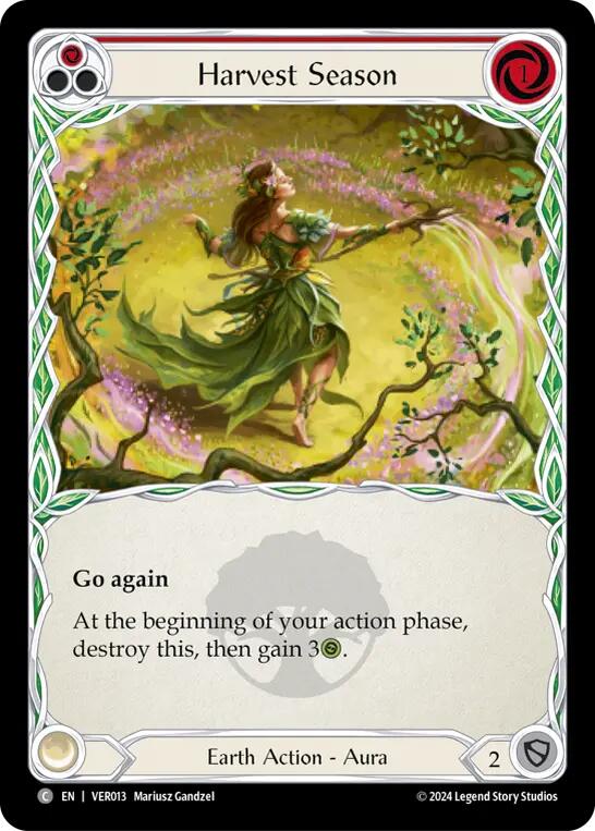 Harvest Season (Red) [VER013] (Rosetta Verdance Blitz Deck) | Devastation Store