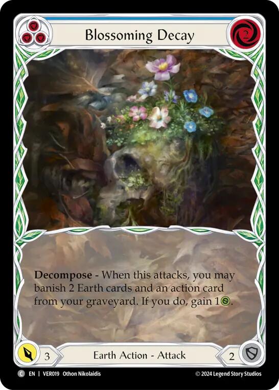 Blossoming Decay (Blue) [VER019] (Rosetta Verdance Blitz Deck) | Devastation Store