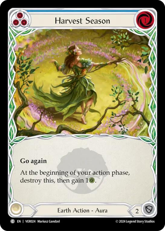 Harvest Season (Blue) [VER024] (Rosetta Verdance Blitz Deck) | Devastation Store