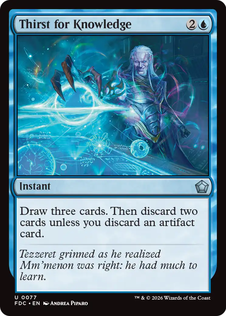 Thirst for Knowledge [Foundations Commander] | Devastation Store