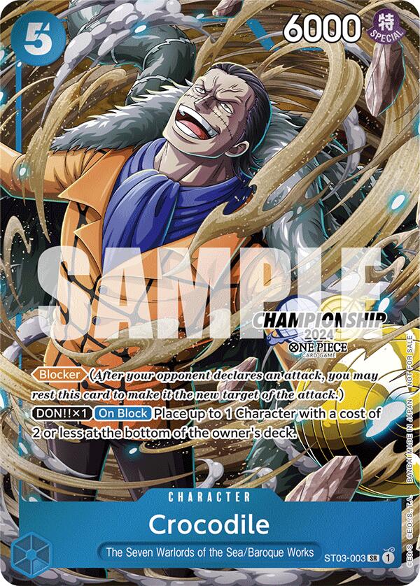 Crocodile (CS 2024 Celebration Pack) [One Piece Promotion Cards] | Devastation Store