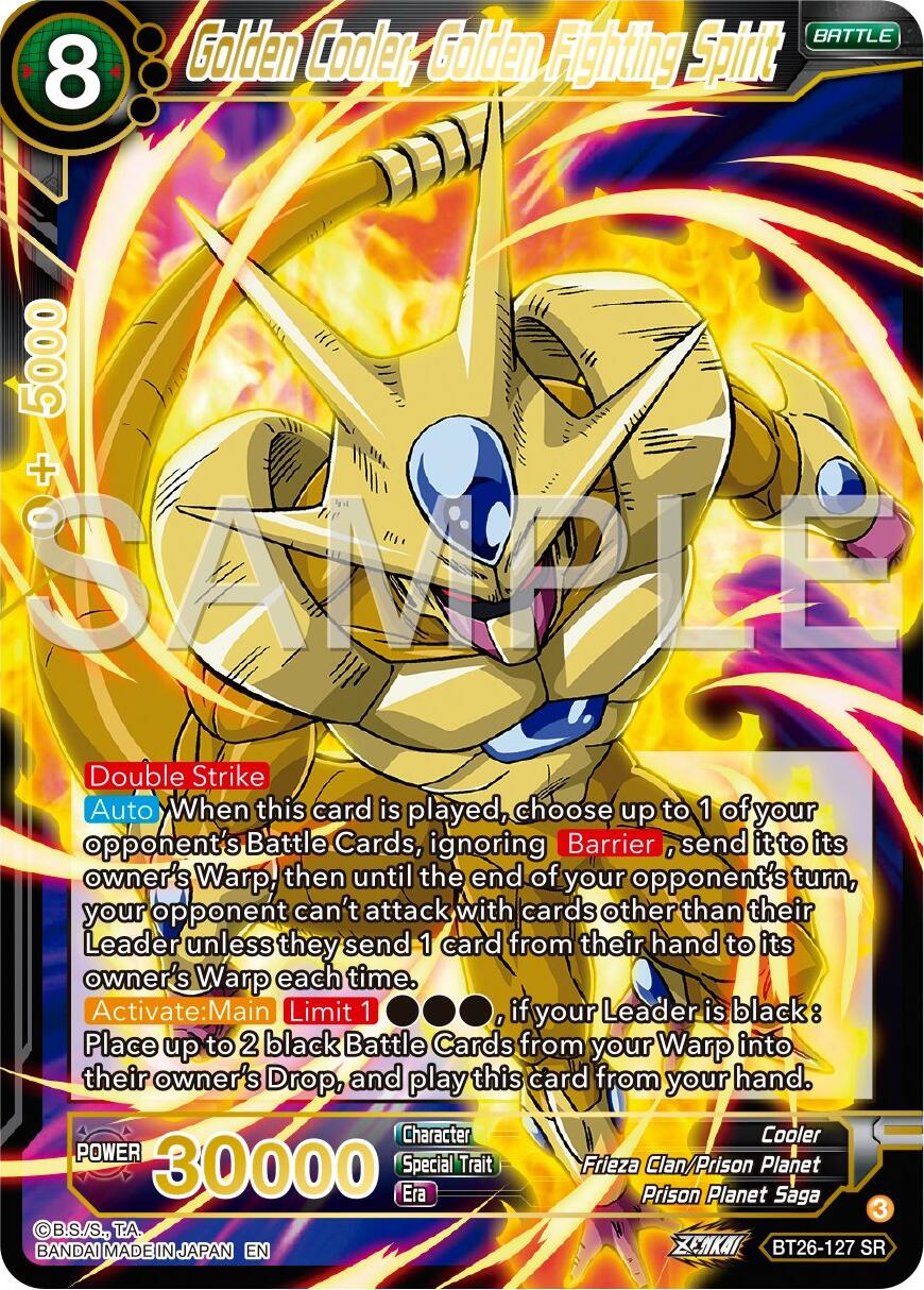 Golden Cooler, Golden Fighting Spirit (BT26-127) [Ultimate Advent] | Devastation Store