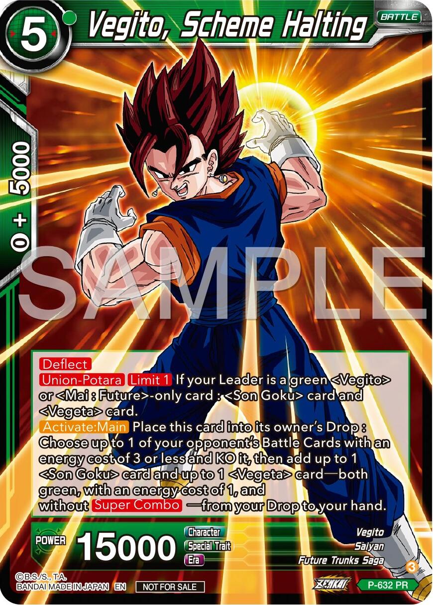 Vegito, Scheme Halting (Zenkai Series Tournament Pack Vol.9) (P-632) [Promotion Cards] | Devastation Store