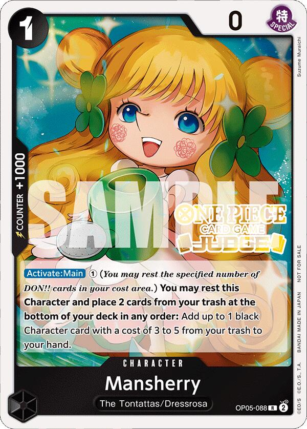 Mansherry (Judge Pack Vol. 4) [One Piece Promotion Cards] | Devastation Store