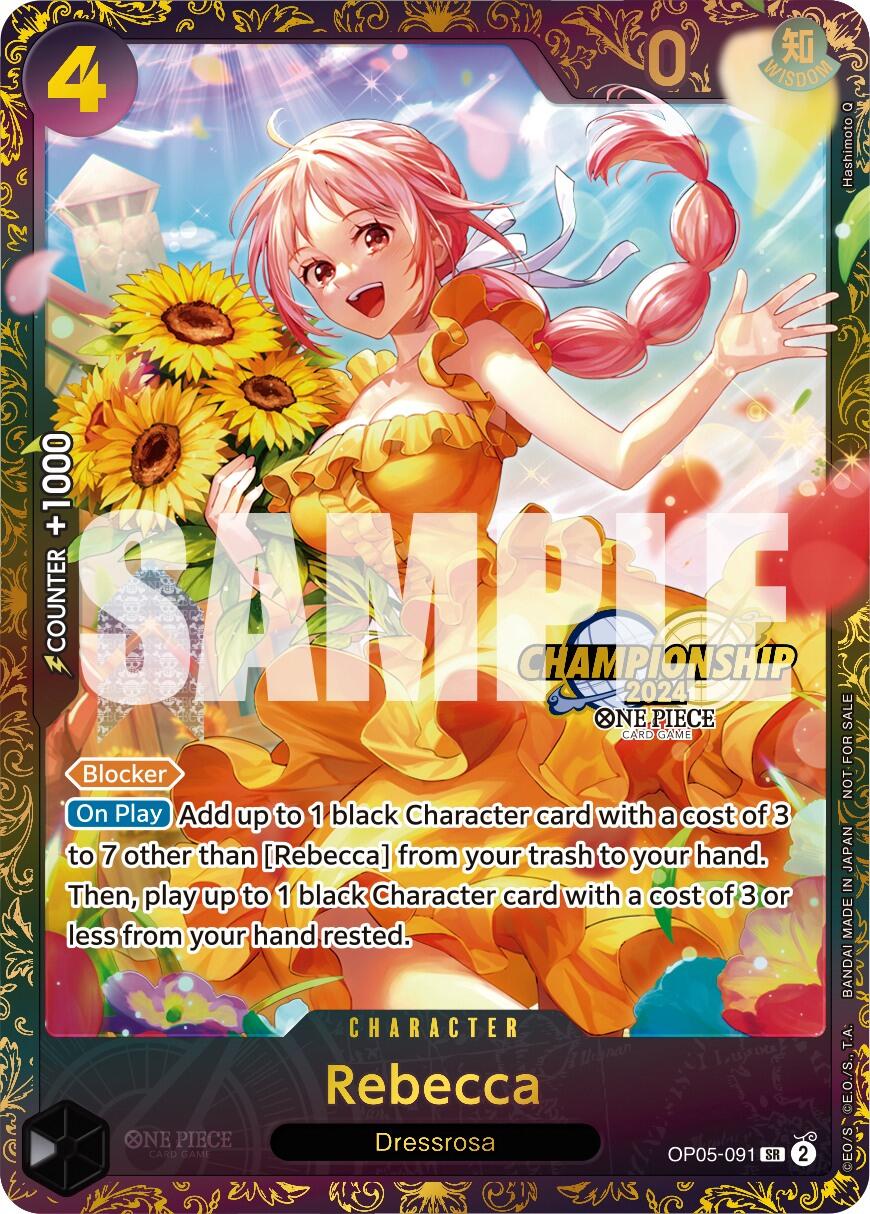 Rebecca (October Championship 2024 Online Regional) [One Piece Promotion Cards] | Devastation Store