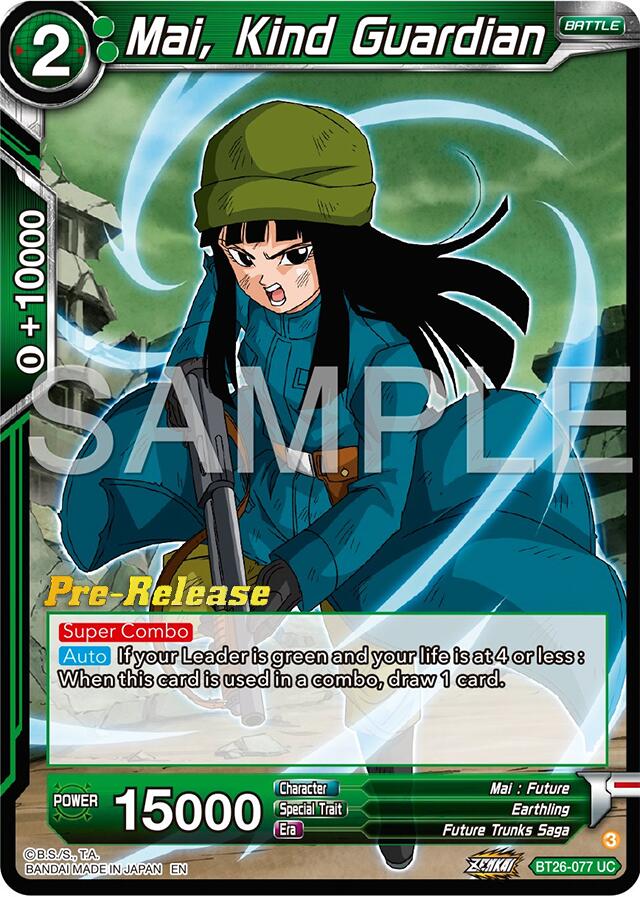 Mai, Kind Guardian (BT26-077) [Ultimate Advent Prerelease Promos] | Devastation Store