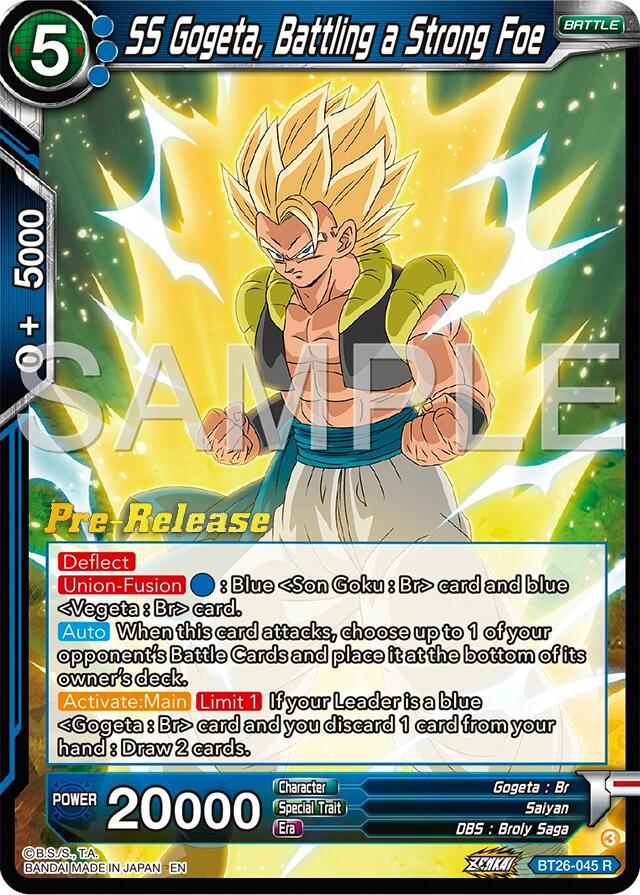 SS Gogeta, Battling a Strong Foe (BT26-045) [Ultimate Advent Prerelease Promos] | Devastation Store